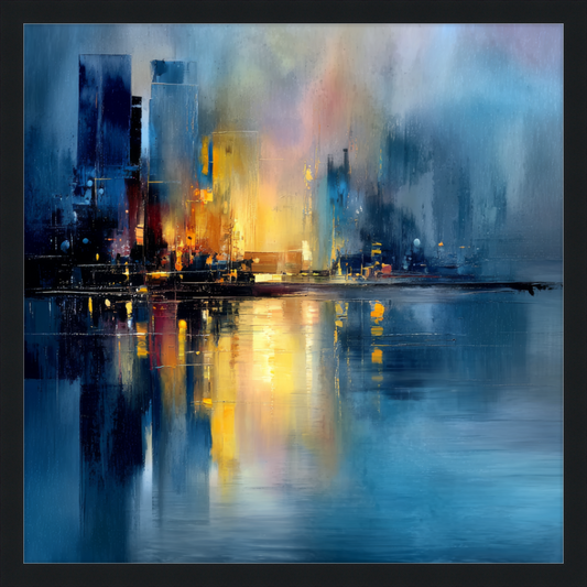 Reflections in Blue Light