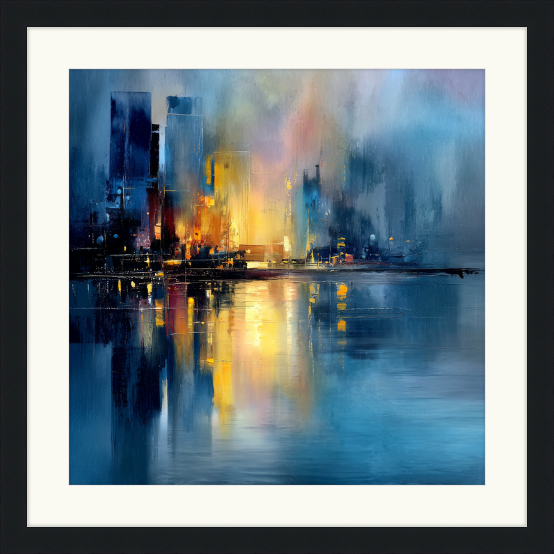 Reflections in Blue Light