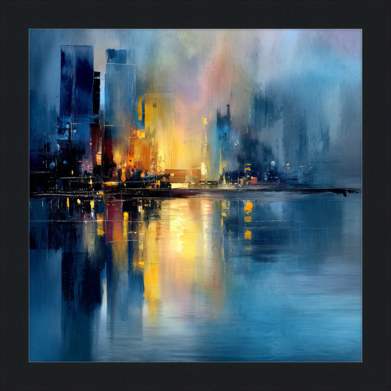 Reflections in Blue Light